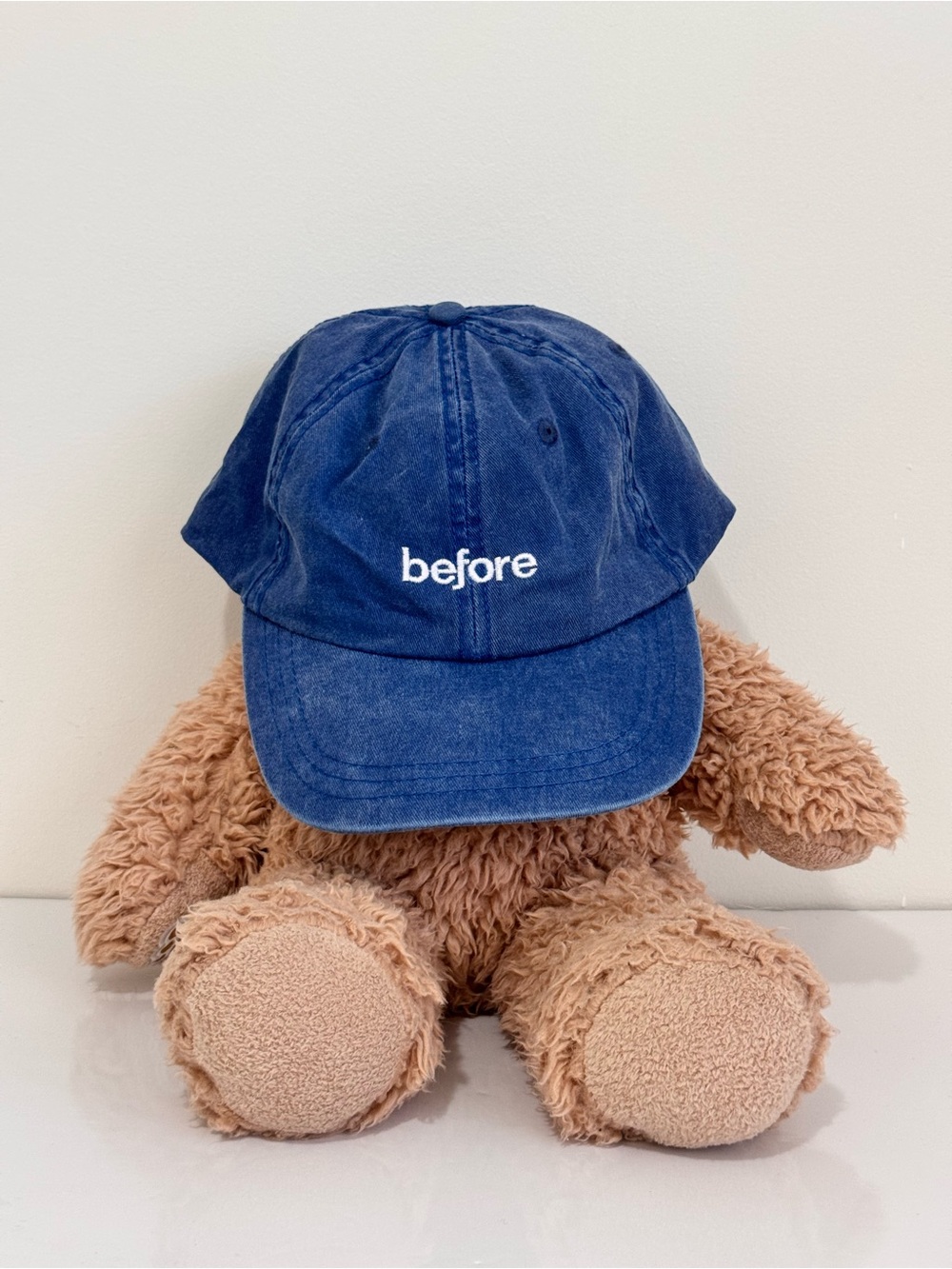 “Before” Blue Washed Baseball Cap